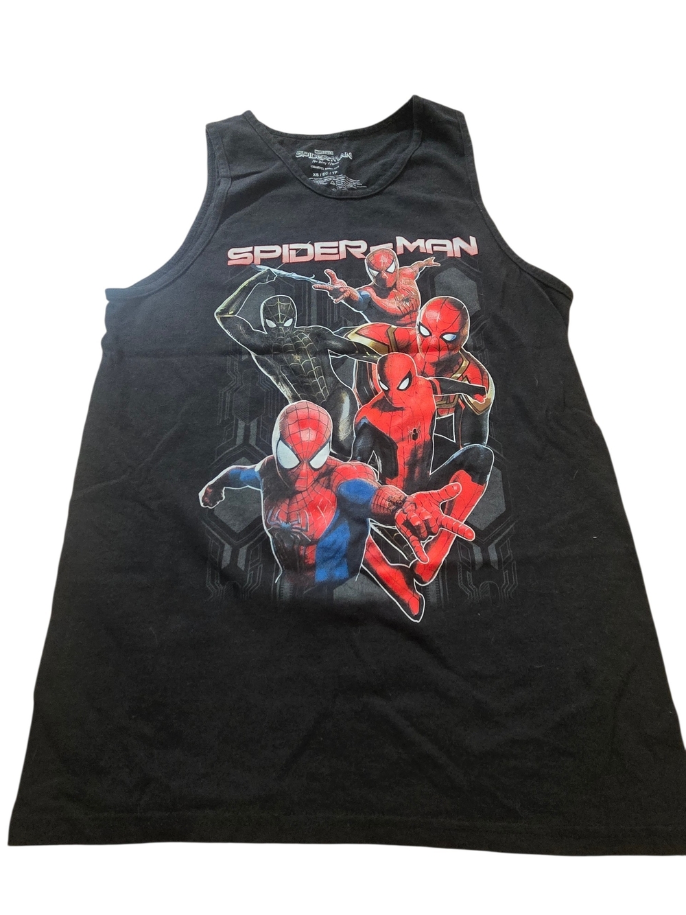 Marvel‎ Spider-Man Multi-Graphic Black Tank Top for Kids